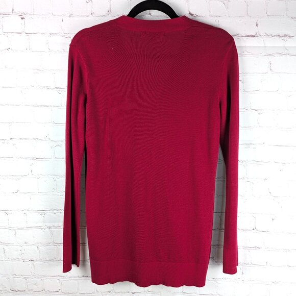 Chadwicks of Boston Button-Down Raspberry Cardigan S - Picture 5 of 5